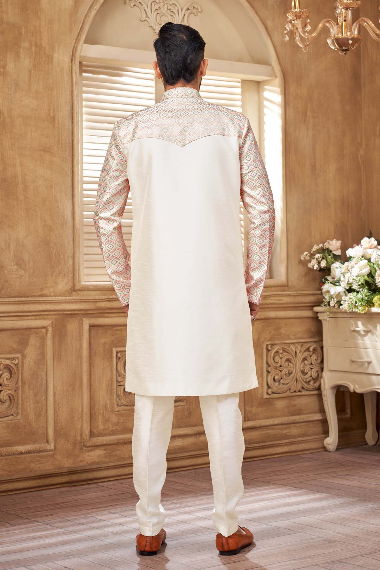 Unique Embriodery Indo-Western Set For Men