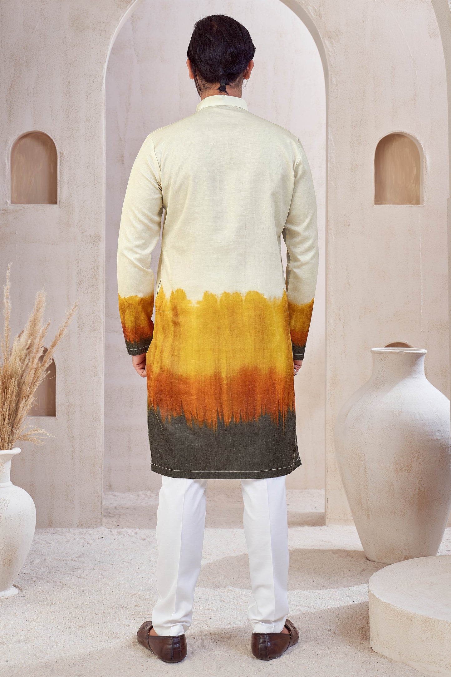 Sunset Ember Kurta