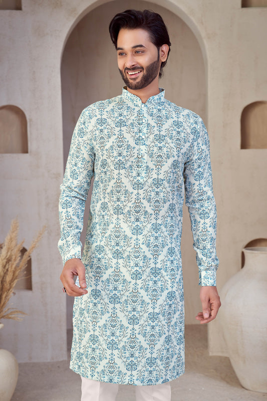 Royal Azure Kurta