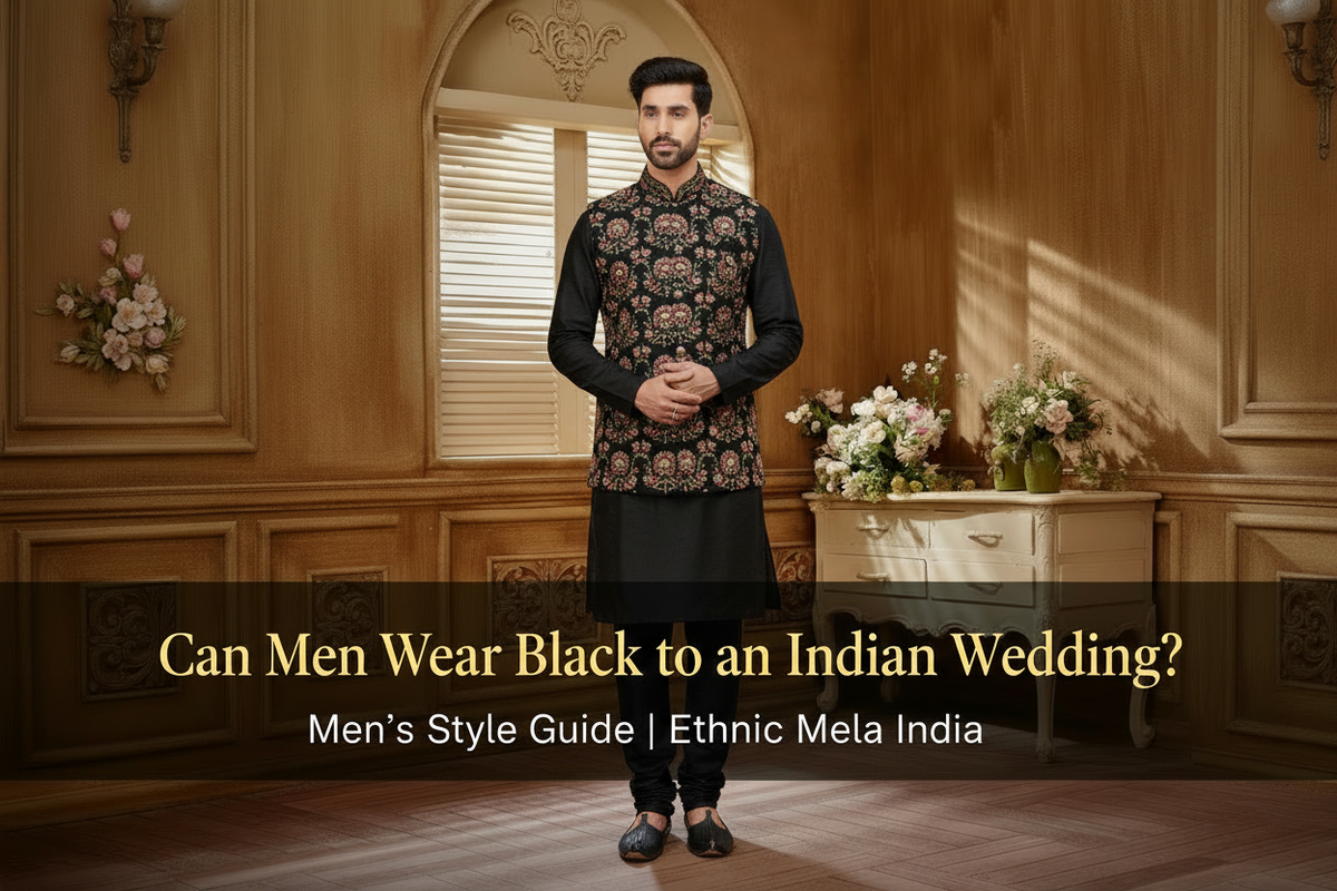 Can Men Wear Black to an Indian Wedding?