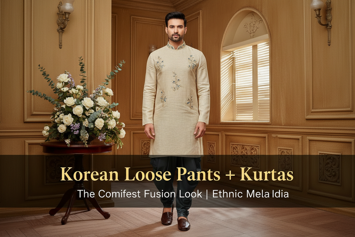 Korean Loose Pants + Kurtas: The Comfiest Fusion Look