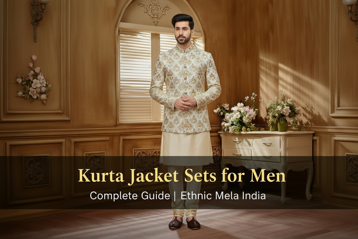 Kurta Jacket Sets for Men: A Perfect Blend of Tradition & Modern Style