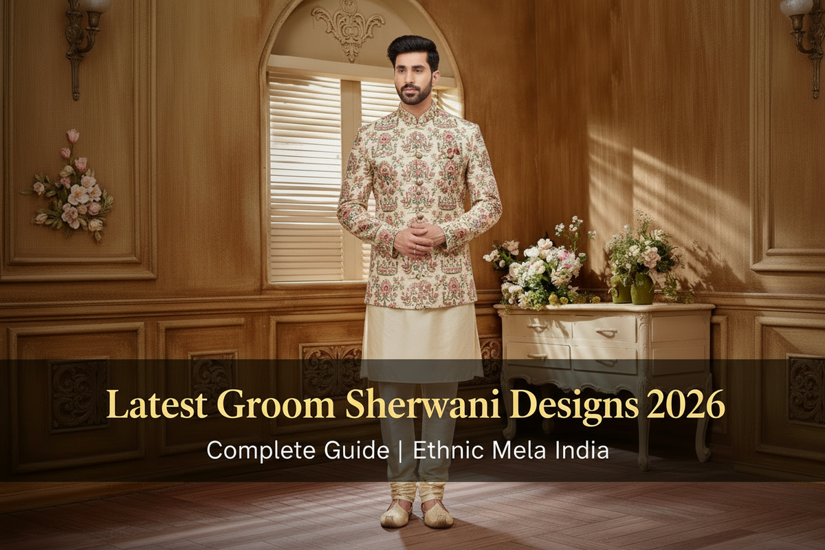 Latest Groom Sherwani Designs 2026: Trends, Colors & Styling Guide for the Modern Indian Groom