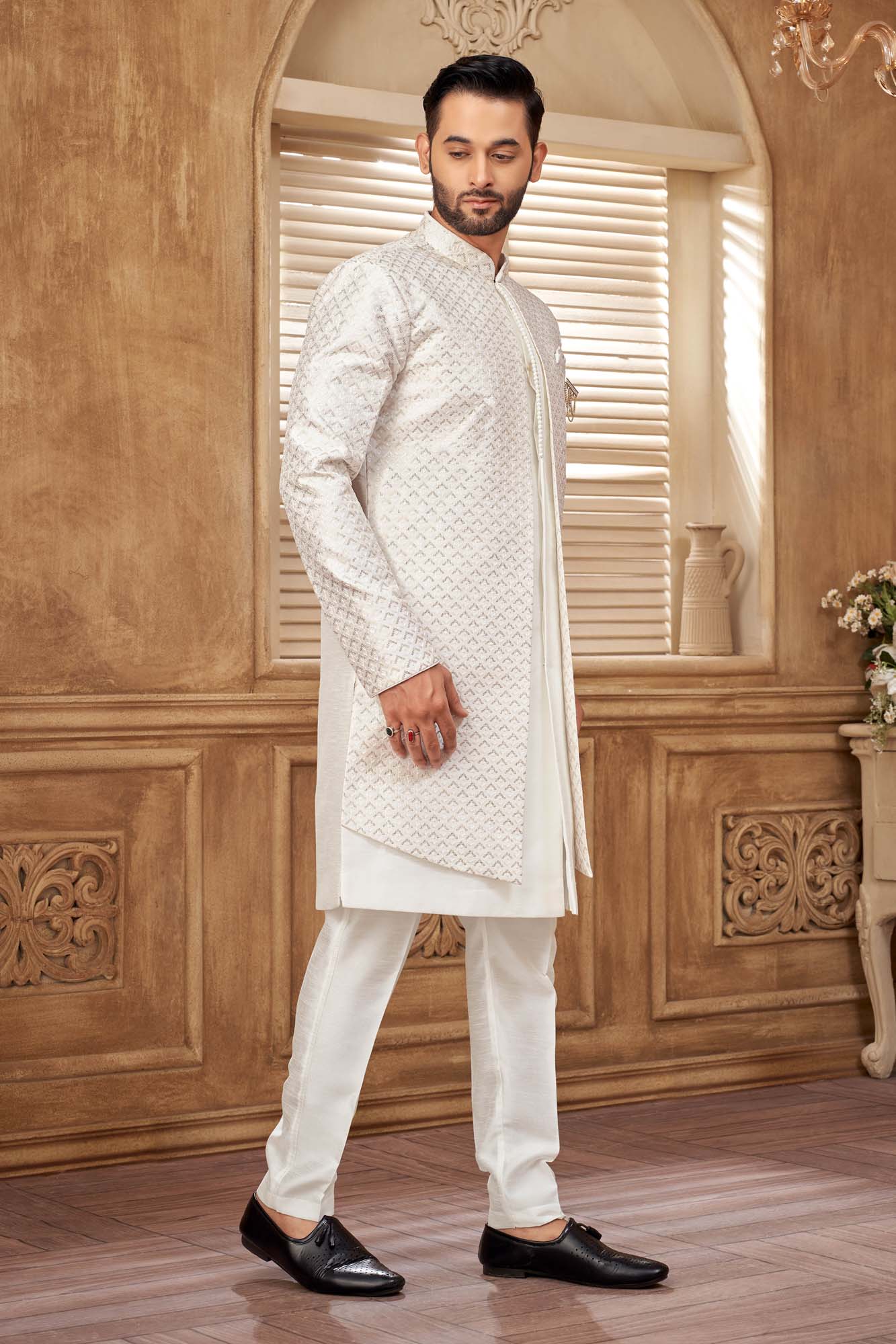 Classic Indo-Western Set For Men | Ethnic Elegance With A Modern Twist