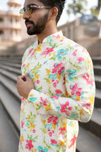 Organic Fabric Printed Kurta 11024