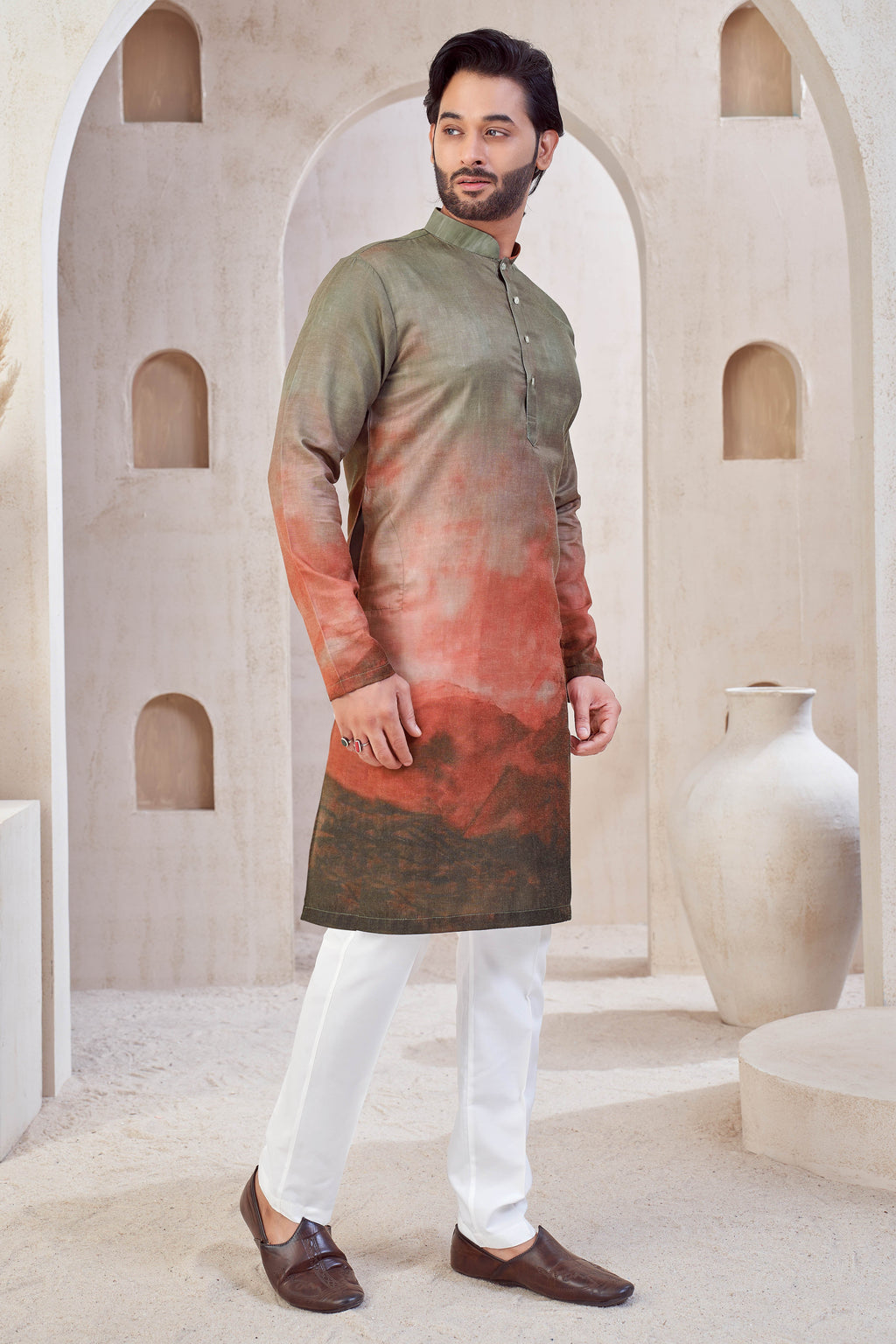 Terracotta Mirage Kurta