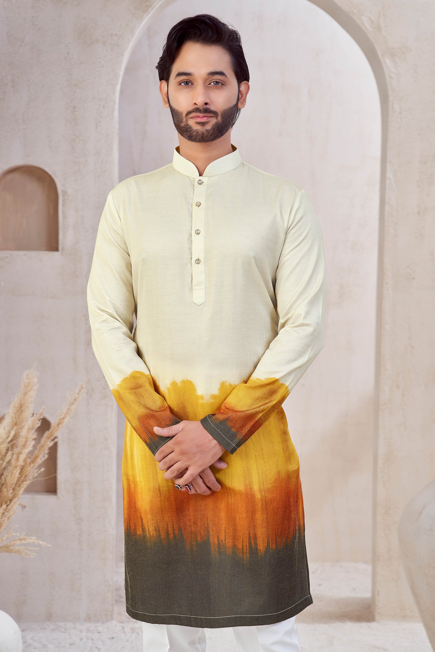 Sunset Ember Kurta