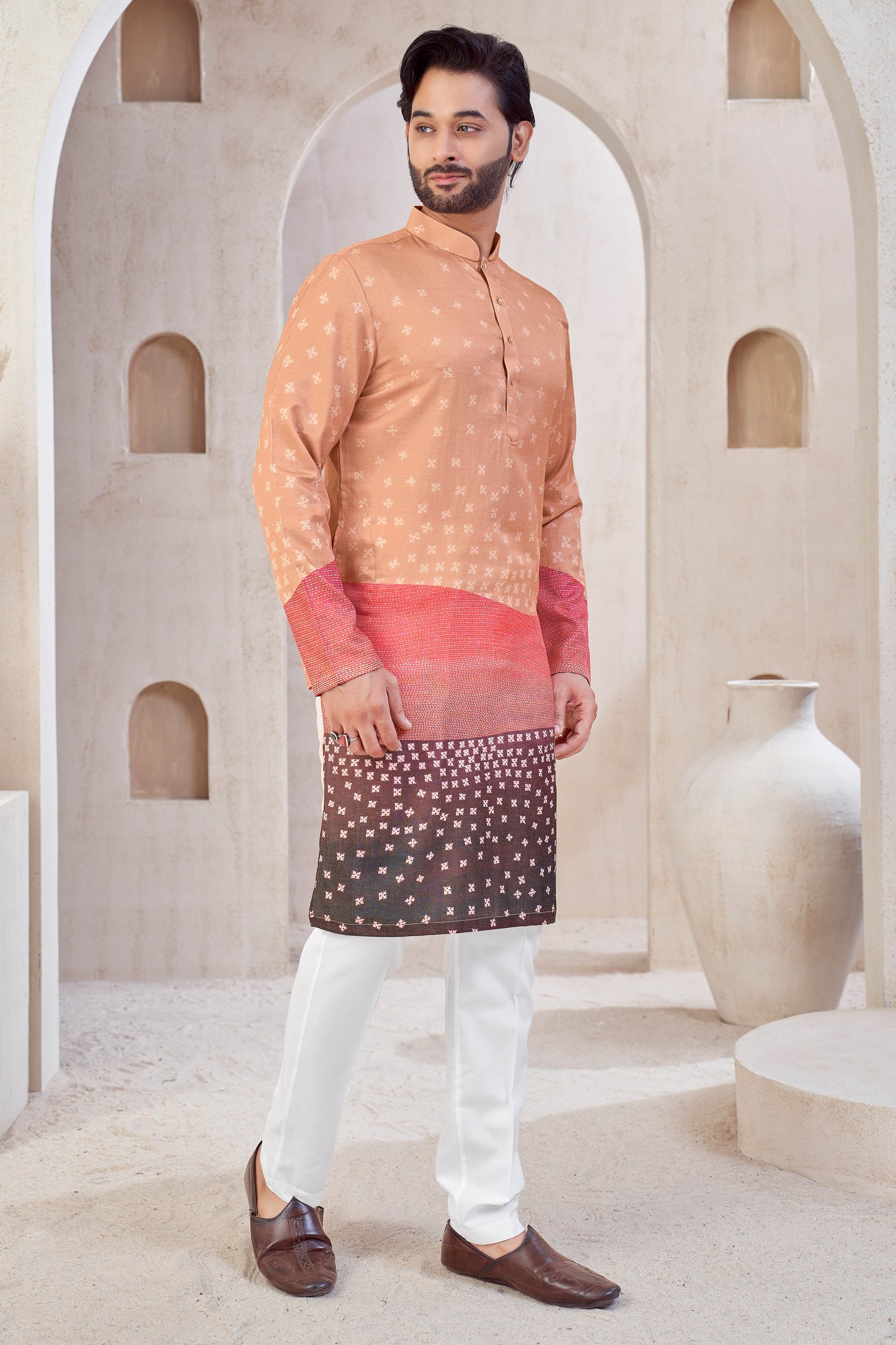 Ember glow kurta