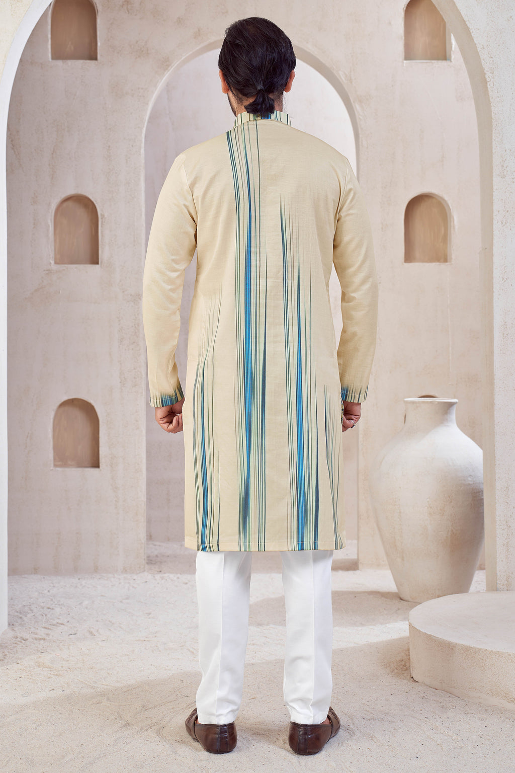 Aqua Bloom kurta