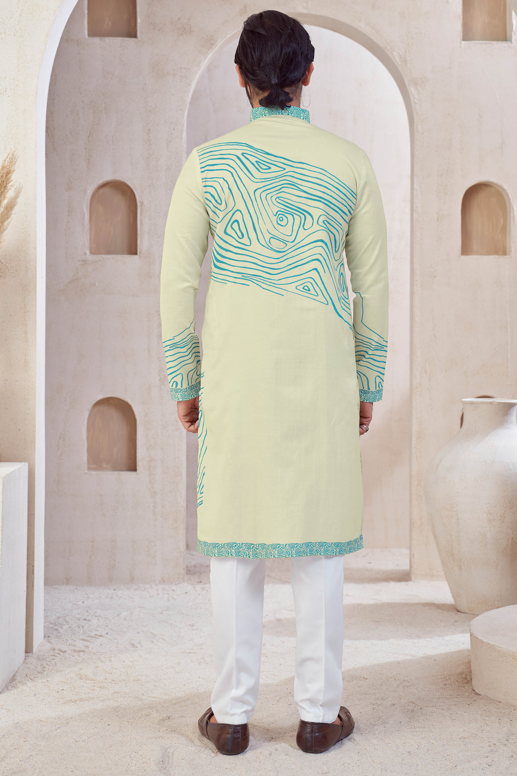 Aqua Maze Kurta