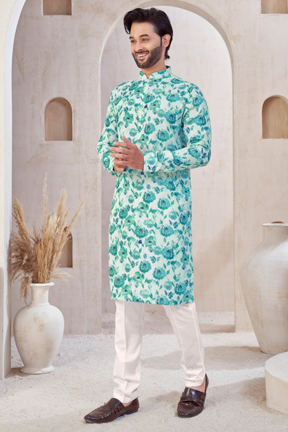 Verdant Bloom kurta