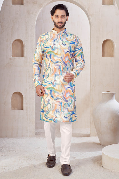 Color Wave Kurta