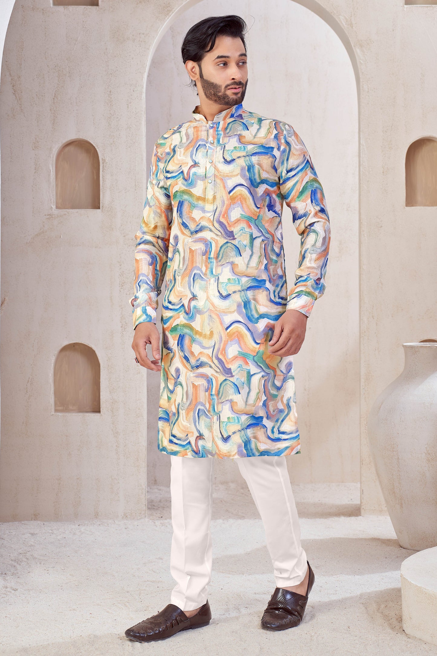 Color Wave Kurta