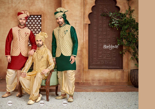 Art Silk Kurta Jacket for Men