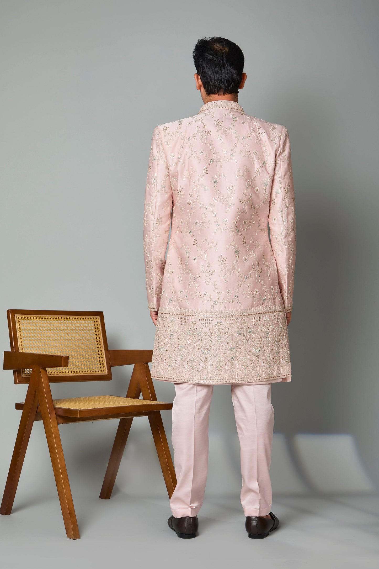 Wedding and Sangeet Wear Embroidered Indo-western