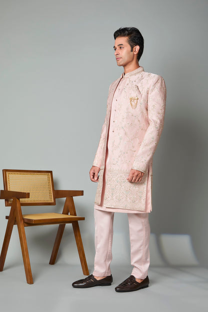 Wedding and Sangeet Wear Embroidered Indo-western