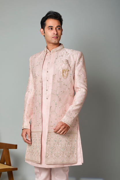 Wedding and Sangeet Wear Embroidered Indo-western