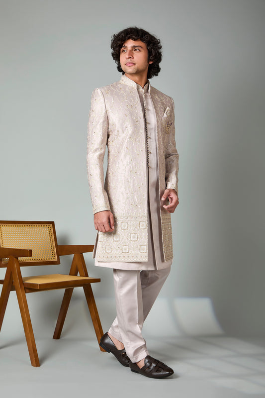 Embroidered Indo-western with Wedding and Sangeet Wear