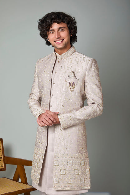 Embroidered Indo-western with Wedding and Sangeet Wear