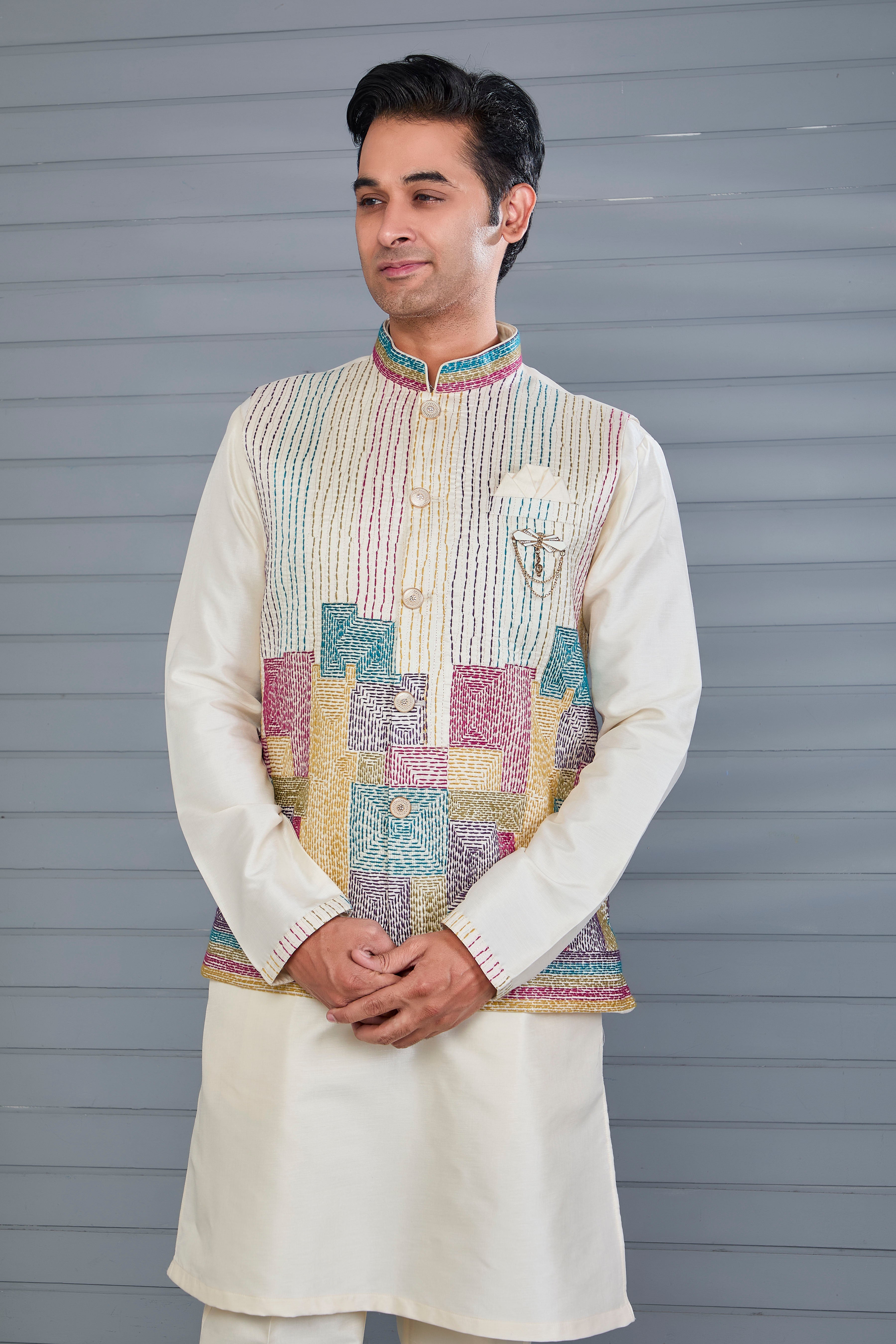 engagement wear kurta for men