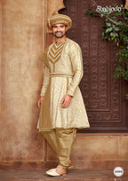Brown Silk Peshwai for Groom – Traditional Maharashtrian Ethnic Wear
