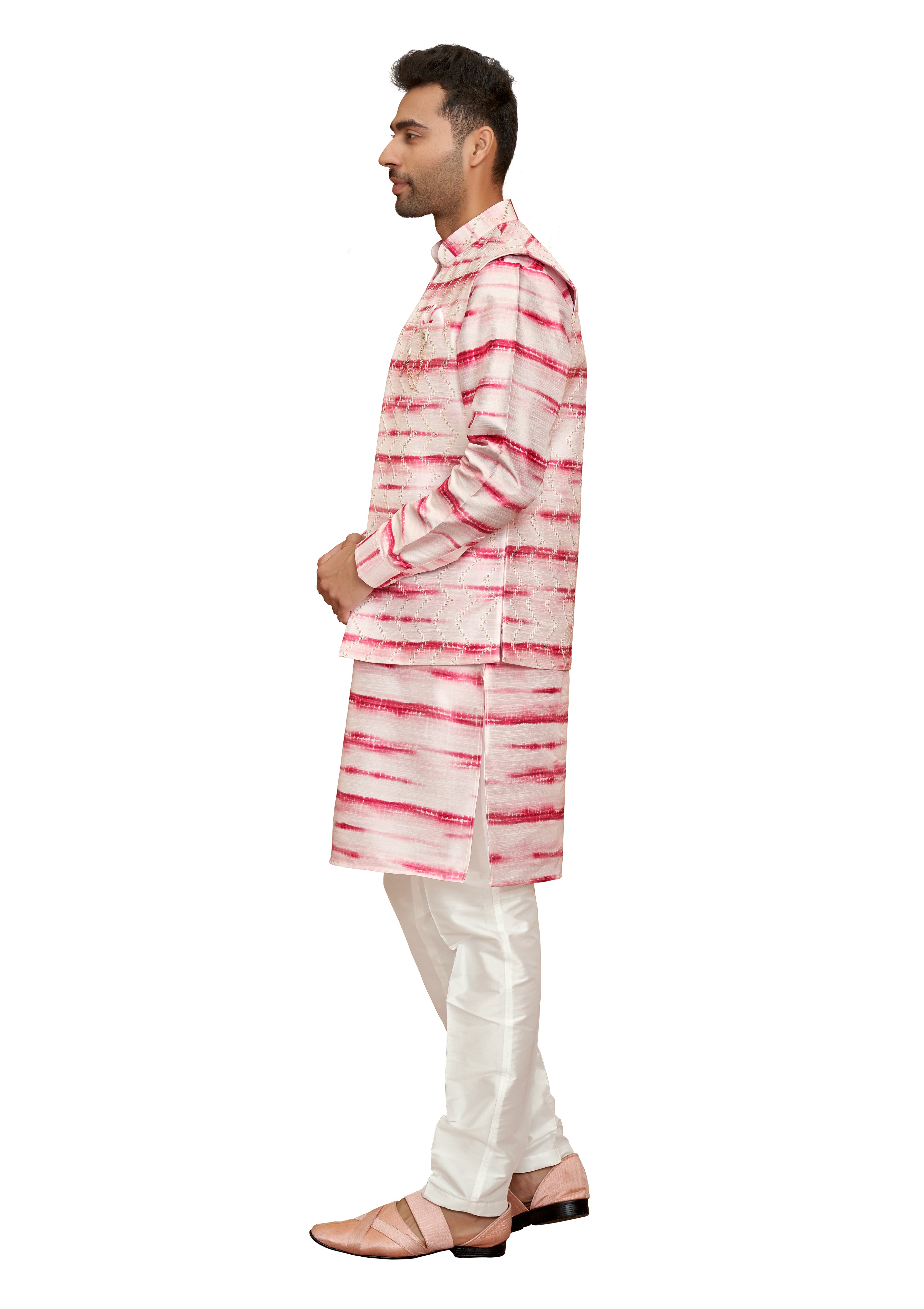 Kurta Jacket Set with Pants 6079