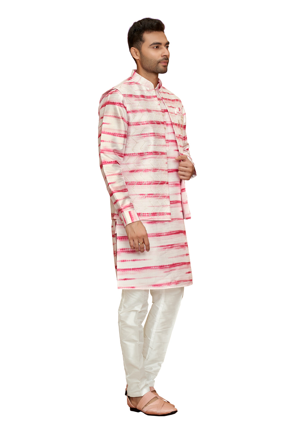 Kurta Jacket Set with Pants 6079