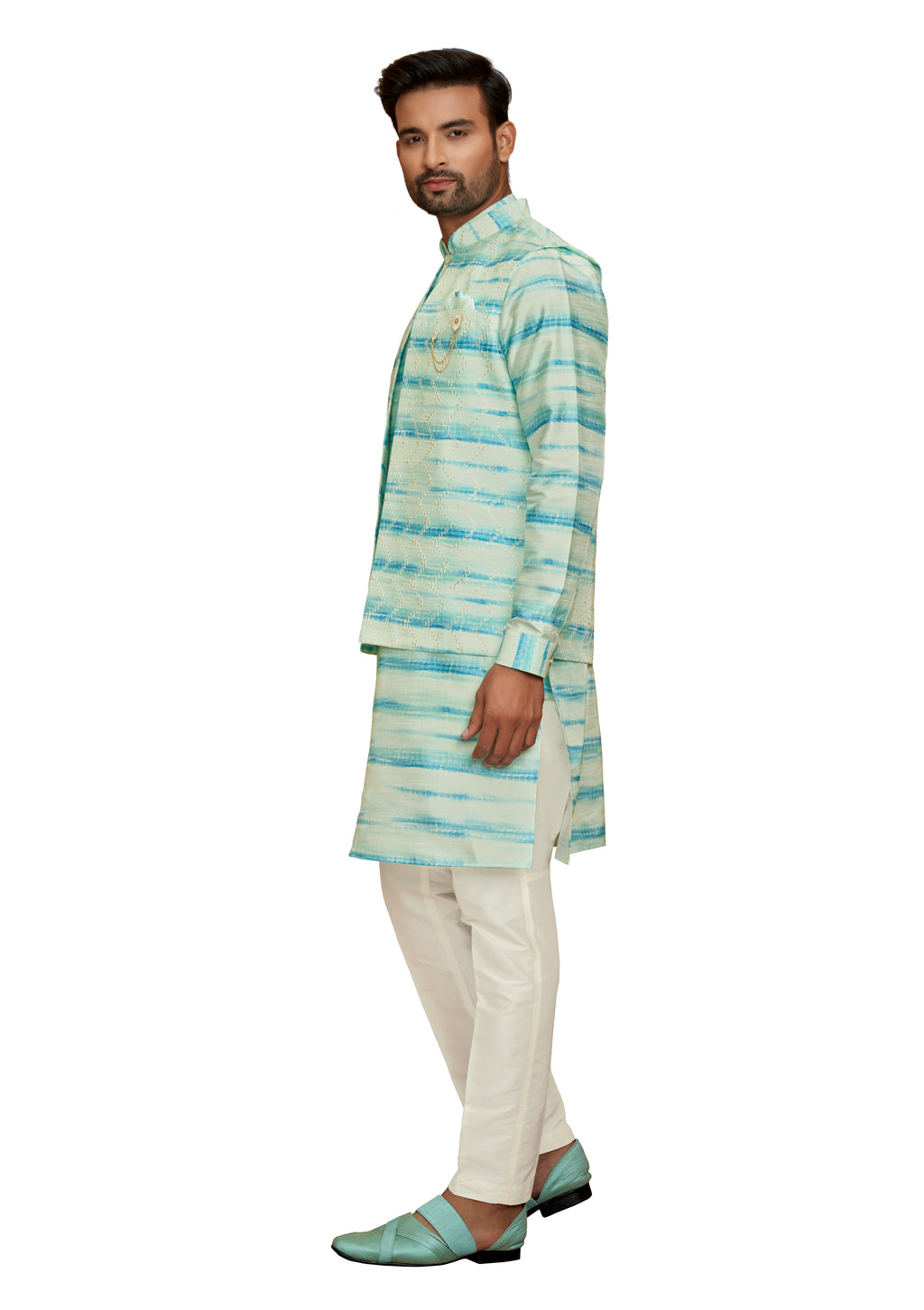 Kurta Jacket Set with Pants 6080