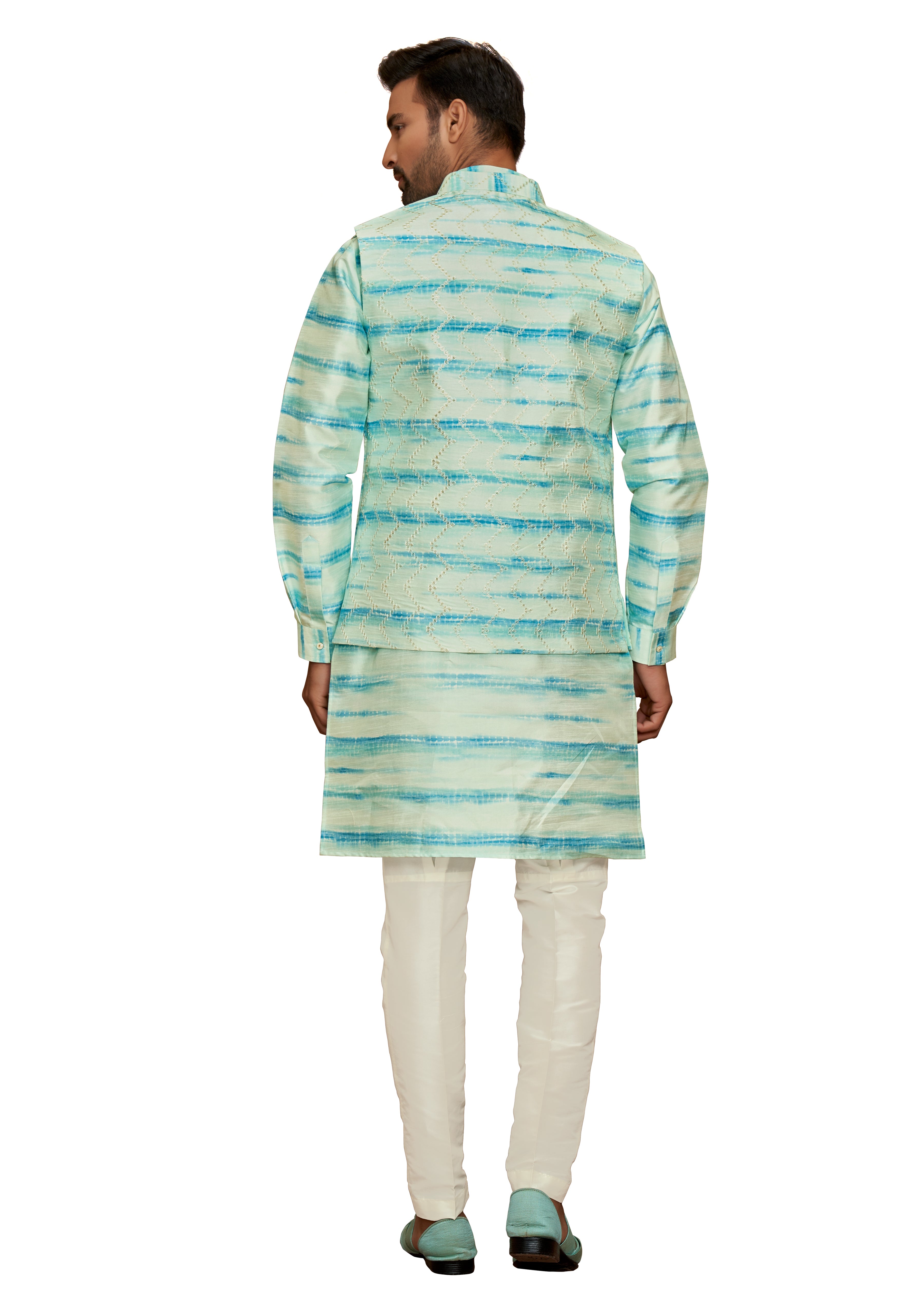 Kurta Jacket Set with Pants 6080