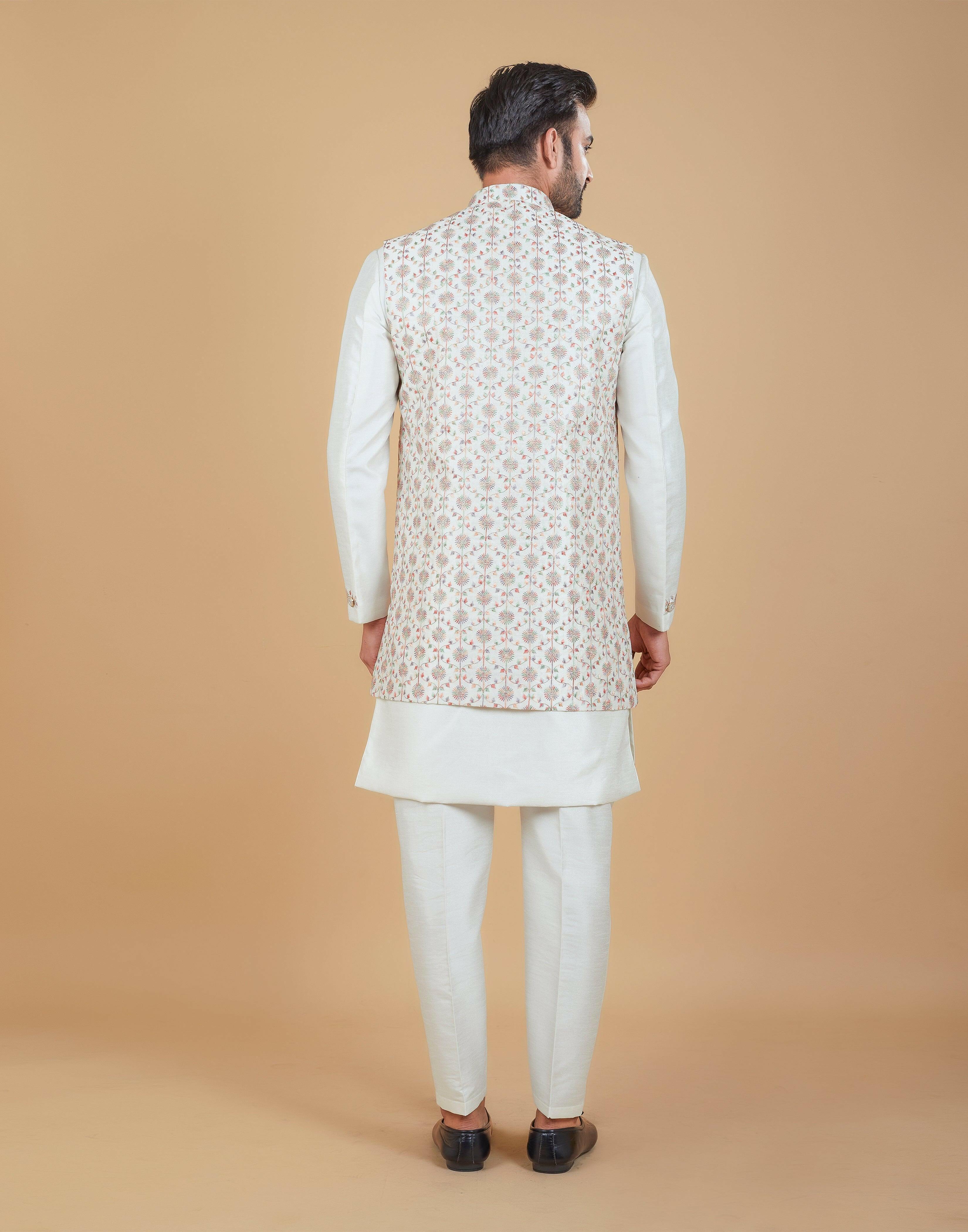 Indo Western with Long Jacket 6631