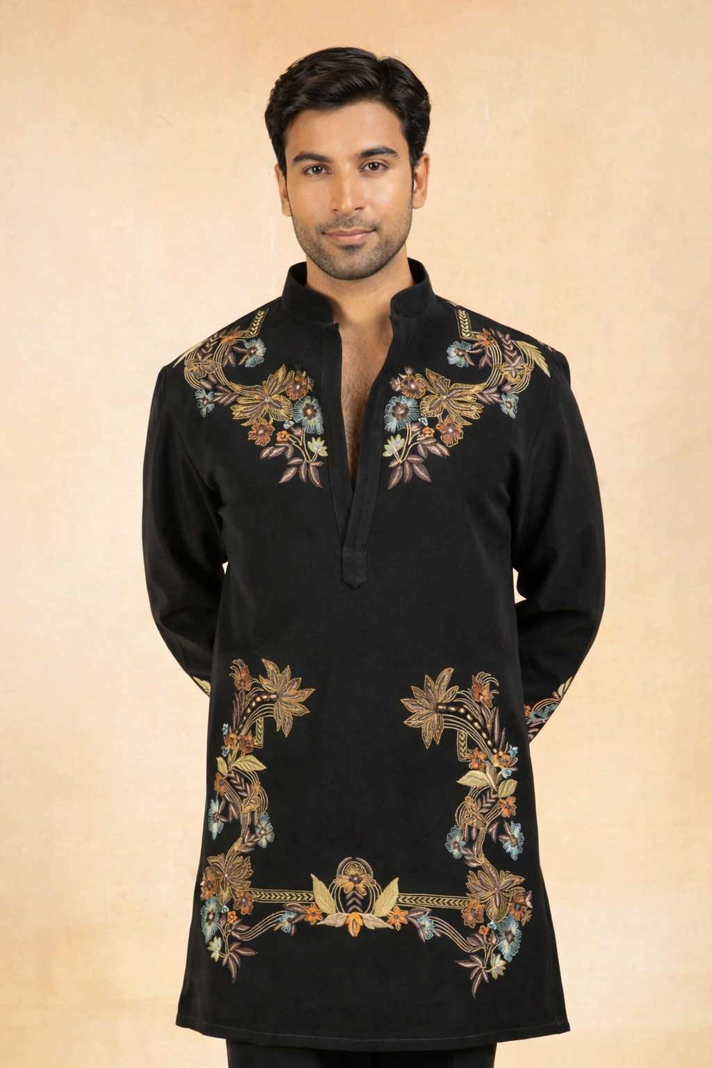 kapil sharma kurta black